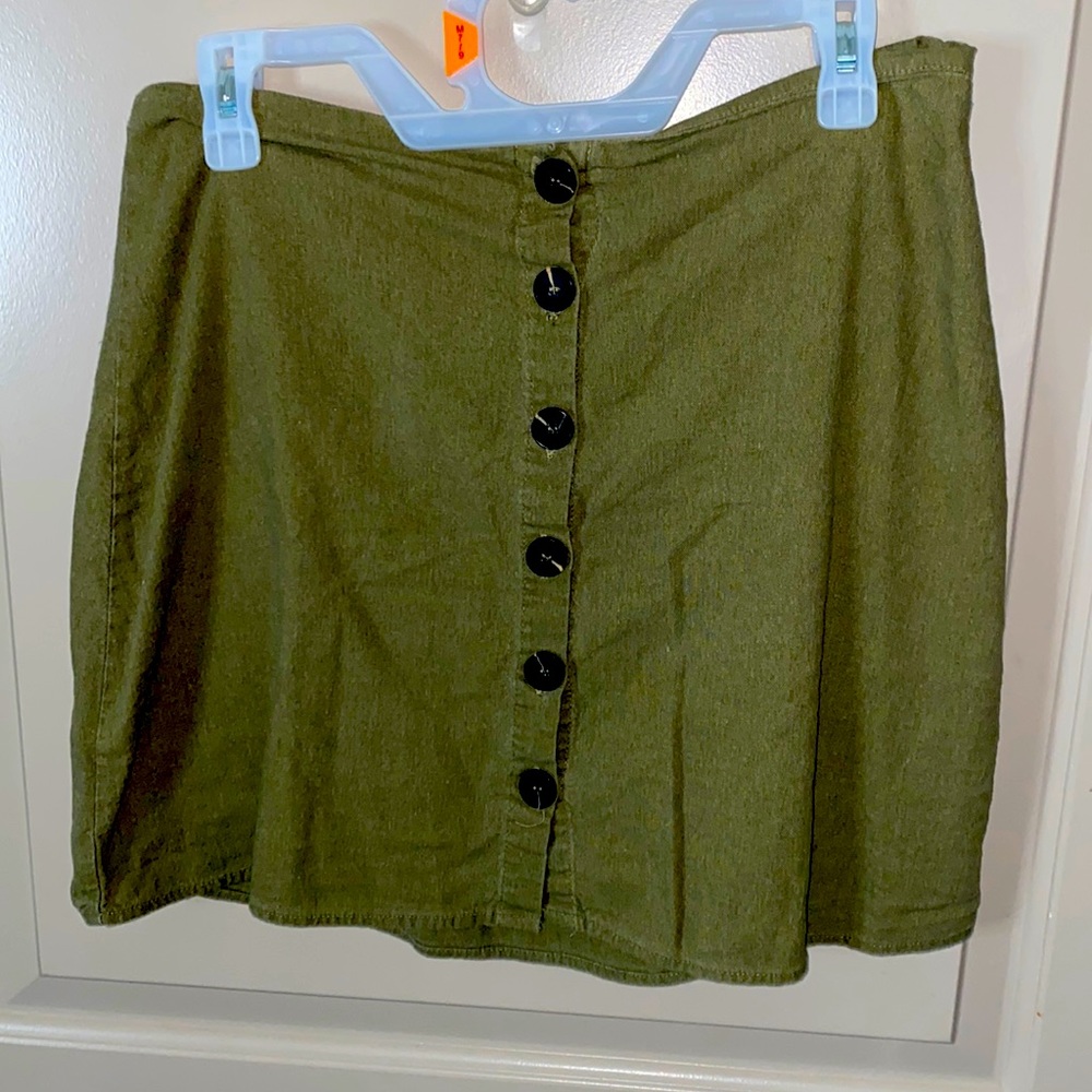 Buttoned Skirt